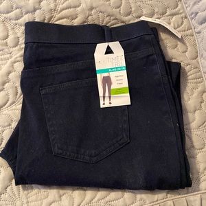 Time and Tru Jeggings NWT navy size 16-18